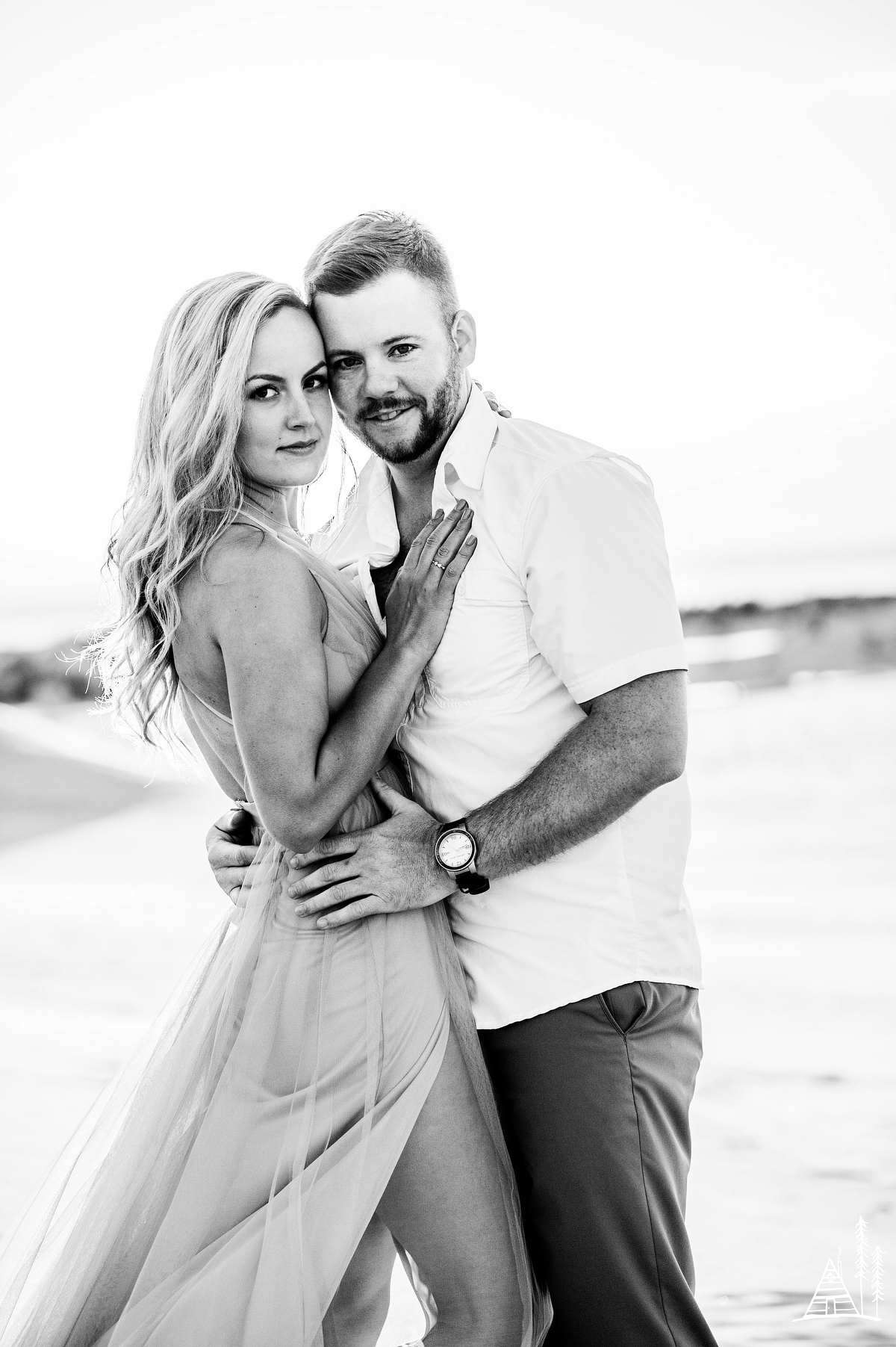 Silver Lake Sand Dune engagement - Kendra Stanley Mills Photography