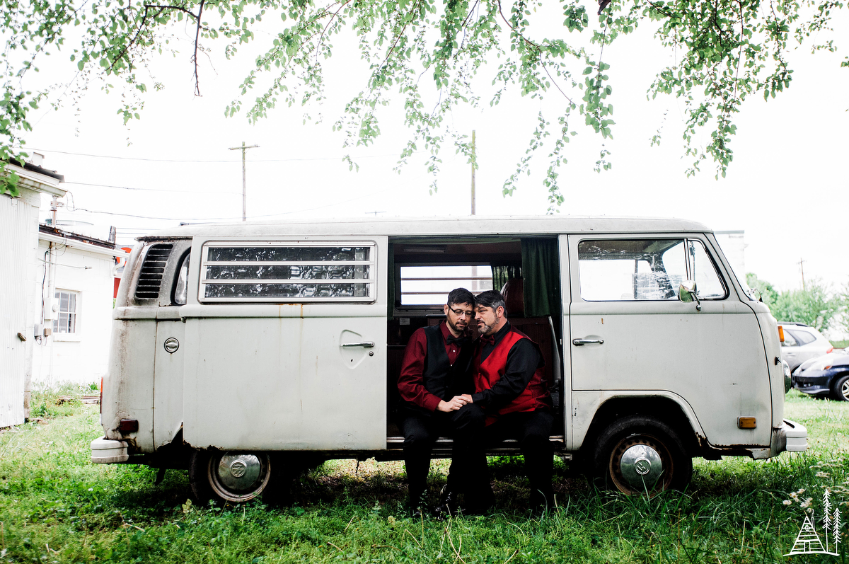 Wayne + Tim / Kentucky Vintage Shop Wedding - Kendra Stanley Mills Photography