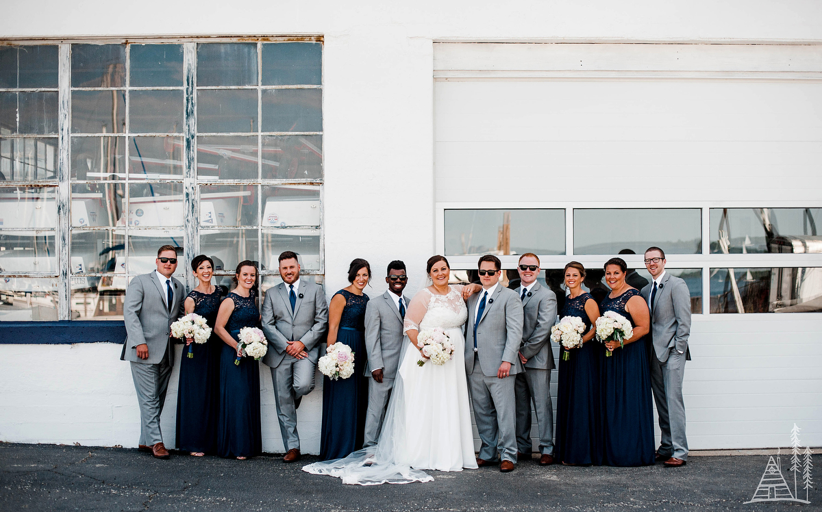 Anna Joel Muskegon Nautical Wedding - Kendra Stanley-Mills Photography