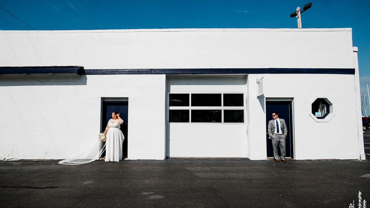 Joel + Annah // Muskegon Lake Nautical Wedding