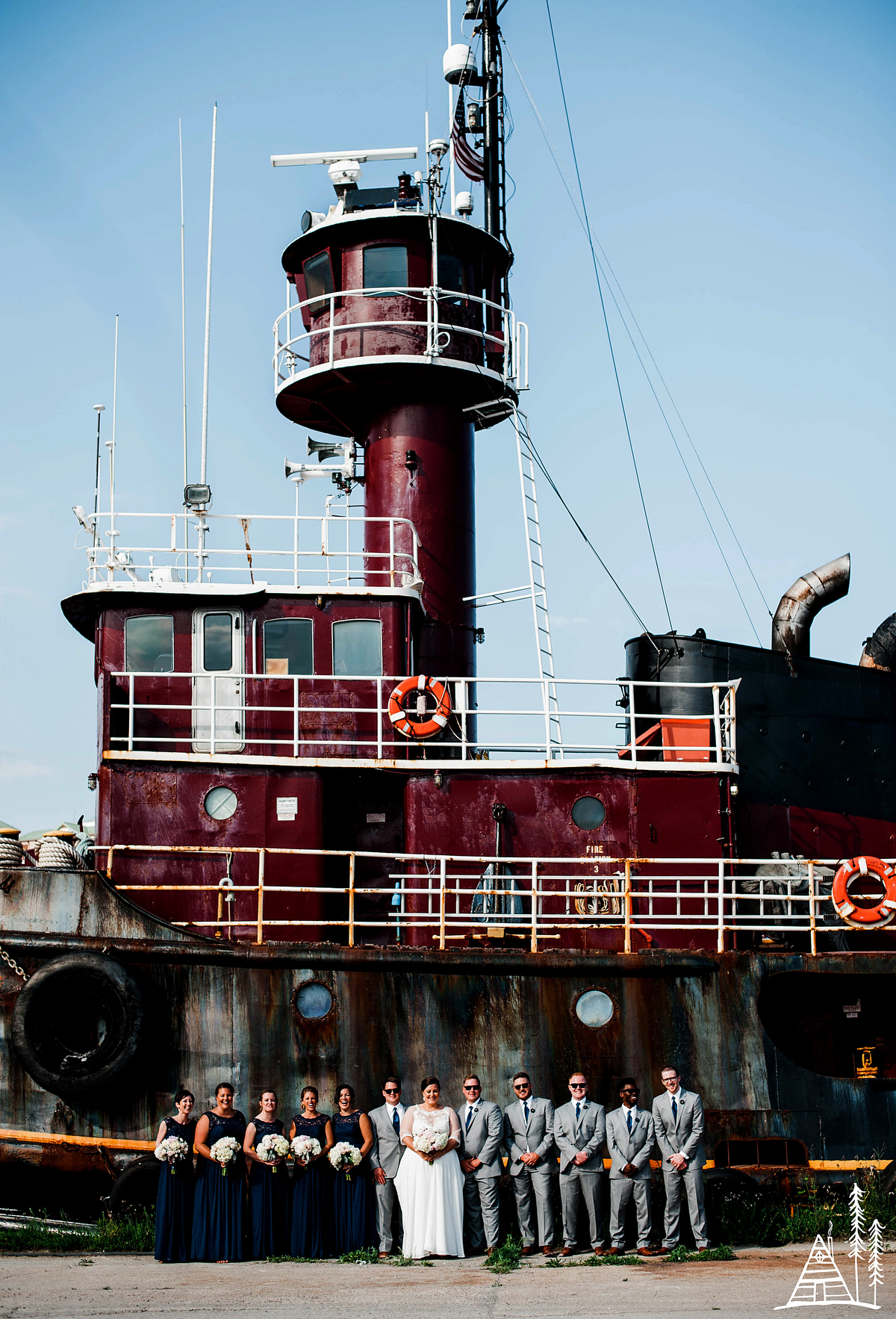 Anna Joel Muskegon Nautical Wedding - Kendra Stanley-Mills Photography