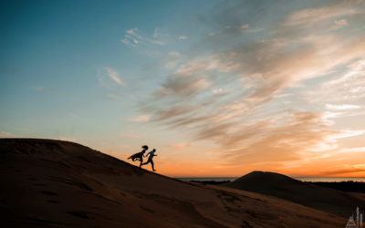 Nick + Andraya // Silver Lake Sand Dunes Engagement