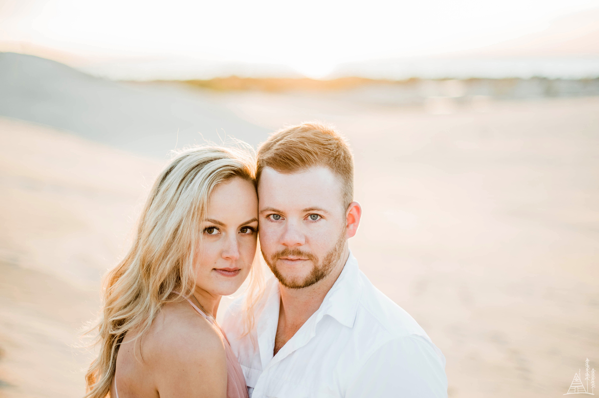 Silver Lake Sand Dune engagement - Kendra Stanley Mills Photography