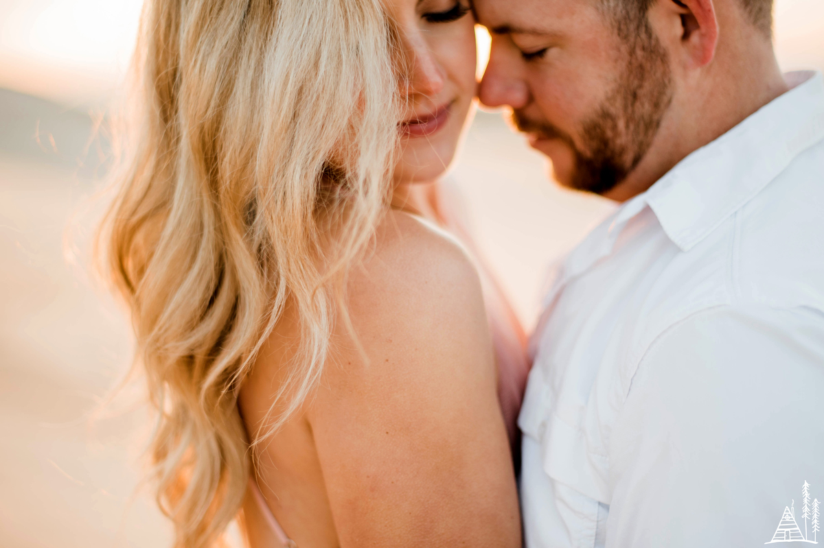 Silver Lake Sand Dune engagement - Kendra Stanley Mills Photography