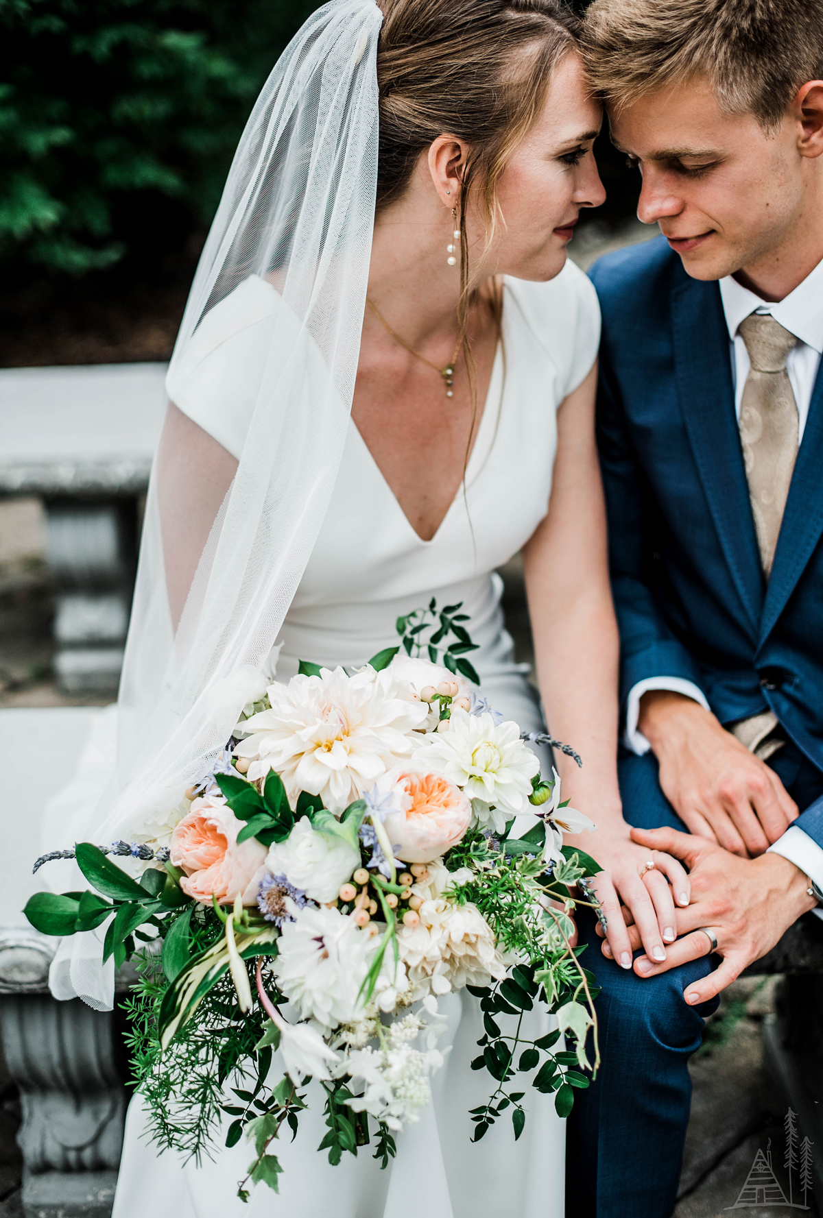 Jessica Jakob Weller's Carriage House Garden Wedding